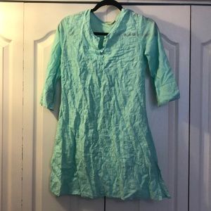designer mint green dress